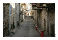 ulička v Jeruzalémě